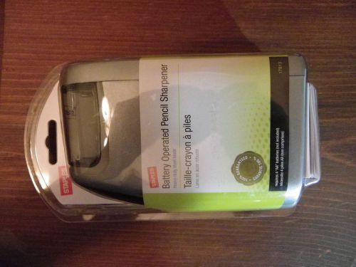 NEW Staples Battery Operated Pencil Sharpener 17813