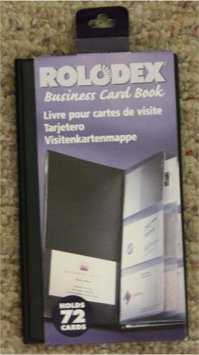 rolodex 67470 12 pages 72 business card book tarjetero visitenkartenmappe