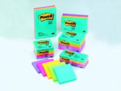 Post-it Notes 1-1/2&#039;&#039; x 2&#039;&#039; Assorted Ultra Lined Notes 12 Count