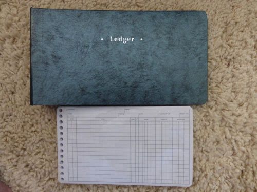 NEW 6-Ring Ledger, Bookkeeping, Binder w/Dividers &amp; Pkg of Paper