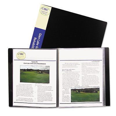 Presentation Book 12-Pocket 8-1/2 Inch X 11 Inch-Black 038944331201
