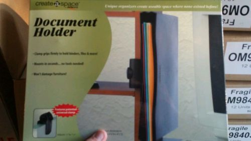 Create a space document holder