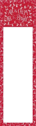 All is calm all is bright christmas holiday magnetic list notepad for sale
