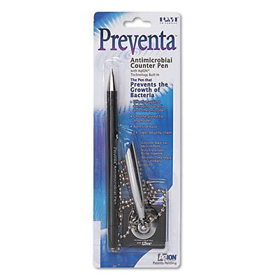 Preventa deluxe ballpoint counter pen, black ink, medium for sale