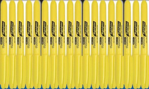 18 Bazic fluorescent Highlighter marker chisel tip