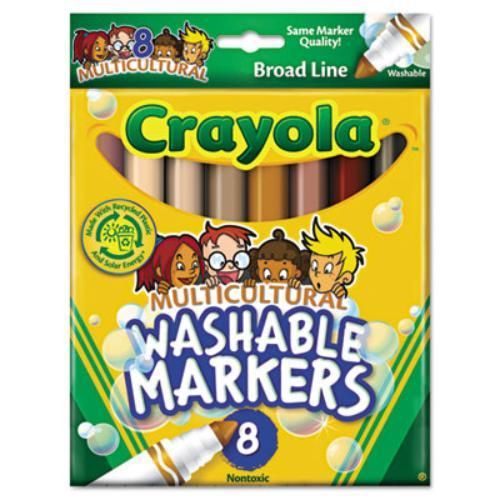 Crayola multicultural marker - conical marker point type - assorted ink (587801) for sale