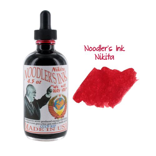 Noodler&#039;s Ink Bottled Ink w/ Eyedropper, 4.5 oz. w/ Free Pen - Nikita