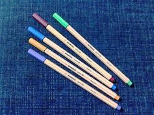5 stabilo point 88 fineliner 0.4 mm pens ...1 set of 5 colors (in bulk) for sale