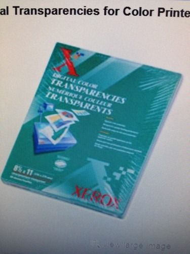 1 Box Of 50 XEROX Transparencies 3R5765