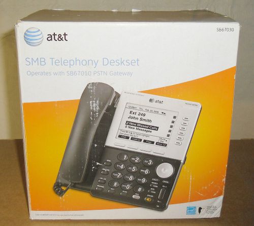 New AT&amp;T SB67030 DECT 6.0 SMB Telephone Synapse Business Corded Desk Phone