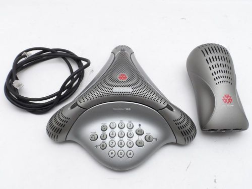 Polycom VoiceStation 100 Conference Office Phone 2201-06846-001 w/ Wall Module