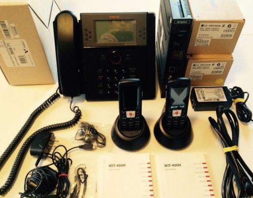 IPECS LIK50A IP Phone System with three phones