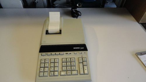 Monroe 4130 Electronic Printing Desk Calculator Business Home Office Vintage