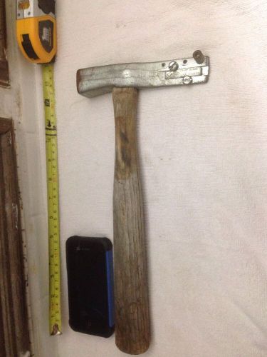 Vintage Roofing Hatchet Hammer, AJC 13&#034;, 3 tools in one for composition shingles