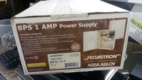 SECURITRON ASSA ABLOY BPS 1 AMP POWER SUPPLY