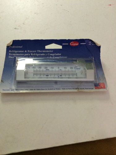 Cooper atkins 335-01-1 glass tube refrigerator / freezer thermometer for sale
