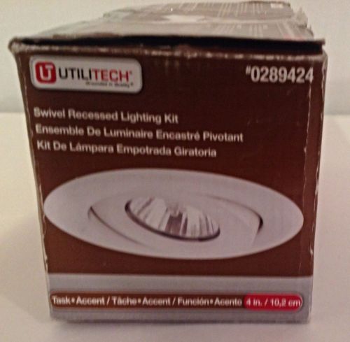 Utilitech Swivel Recessed Lighting Kit #0289424 NIB