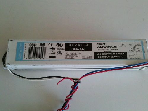 Philips Xitanium LEDINTA0024V41FO (USED) 100W 24VDC LED Driver 120/277 VAC