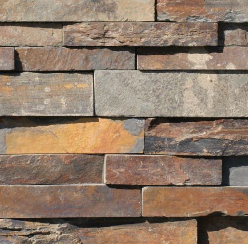 STONEHENGE Natural Ledgestone Panel Flat - California Gold