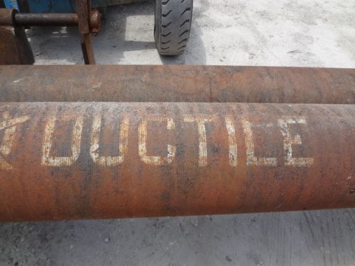 Pipe 18 ft 5 inches long 12 inch diameter 1 piece ductile pipe for sale