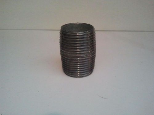 5 ~ new ~ 3/4” x close  galvanized nipple schedule 40 welded steel for sale