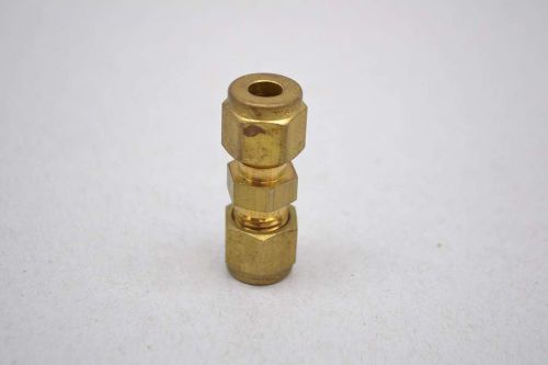 Swagelok brass 1/4x1/4in tube bulkhead union fitting d430510 for sale