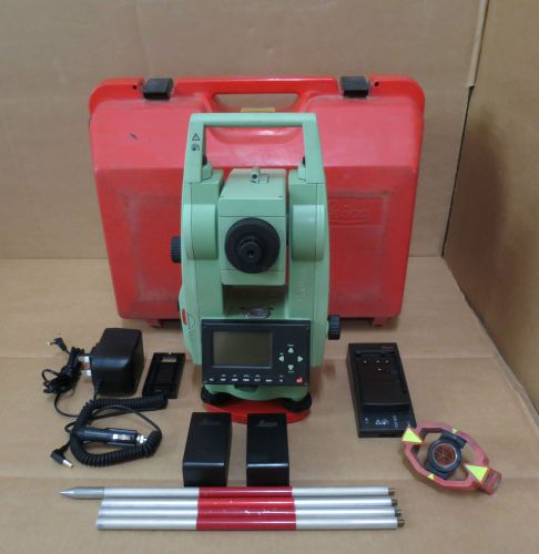 Leica tc307 7&#034; total station survey reflector surveying tool prism art 724016 for sale