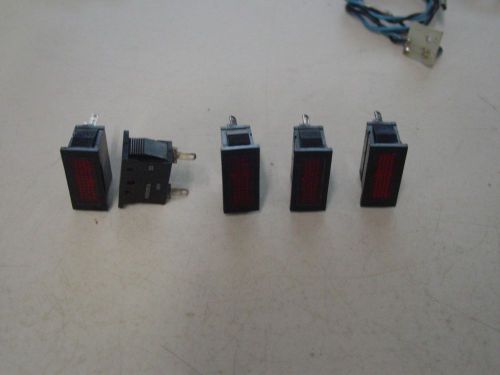 5 (FIVE) BOURG AE PART 9102002  RED LED INDICATORS (WE STOCK NEW &amp; USED PARTS)