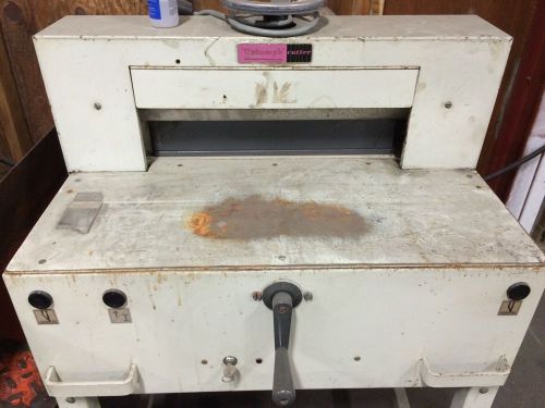 Ideal Model 4810 Triumph Electric  All Purpose Paper Cutter In Used Condition