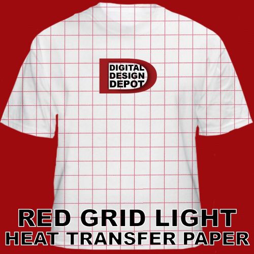 100pk light heat iron on transfer paper for inkjet printing for sale