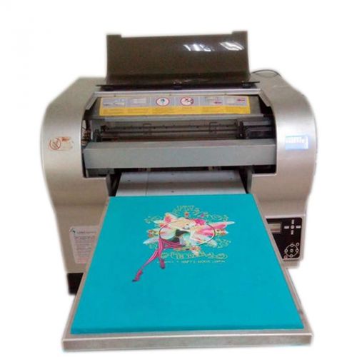 New a2 size t-shirt garment textile leather flatbed printer printing machine for sale