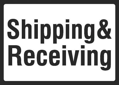 Shipping &amp; Receiving Sign Pack Of 1 Ship Signs Receive Quality Hanging Signs 159