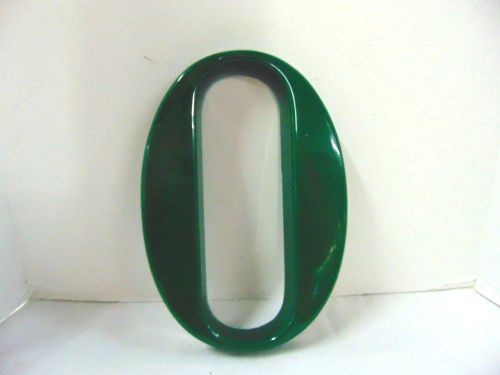 Letter For Signs Or Crafts Green Plastic, 12&#034; In Height, Lower Case o