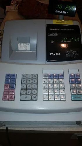 SHARP XE-A21S Cash Register - Missing Drawer Working Condition!