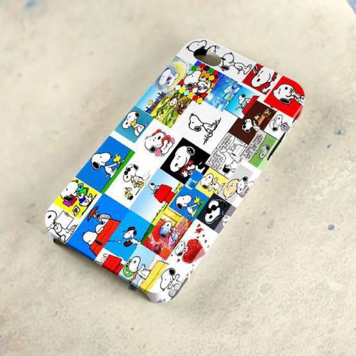 Snoopy Comic Cute Cartoon Collage Case A92 iPhone 4/5/6 Samsung Galaxy
