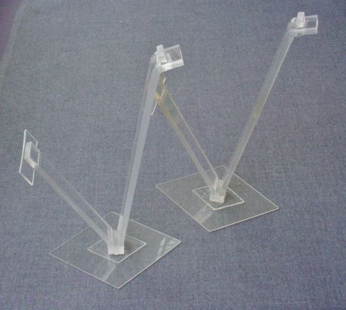 VINTAGE 70&#039;S CLEAR LUCITE SHOES DISPLAY   10 1/2&#034; tall
