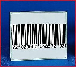 24,000 1.22&#034;x1.26&#034; 8.2 MHz Checkpoint Compatible Label