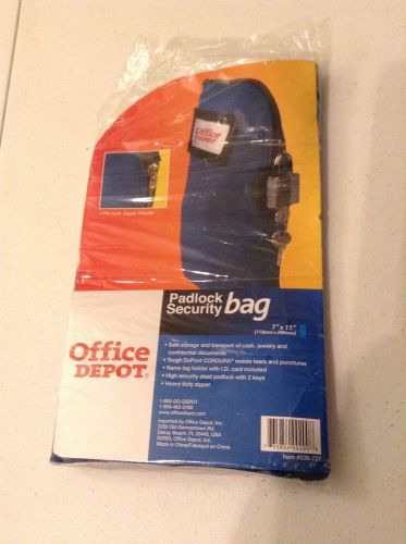 padlock security money bag
