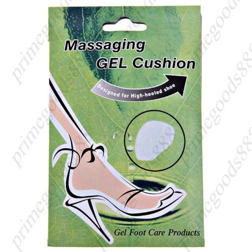Pair of massaging gel invisible foot cushion pads for women high heels insole for sale