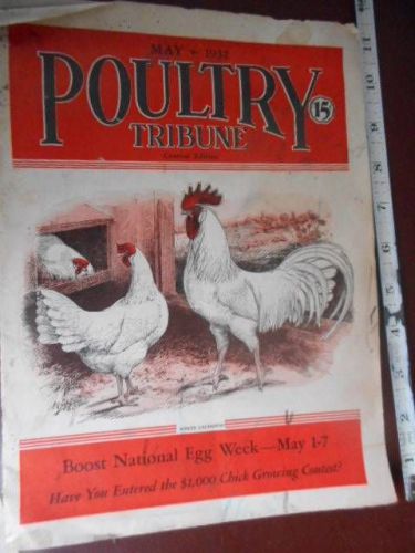 Ephemera:poultry  tribune:may, 1932 for sale