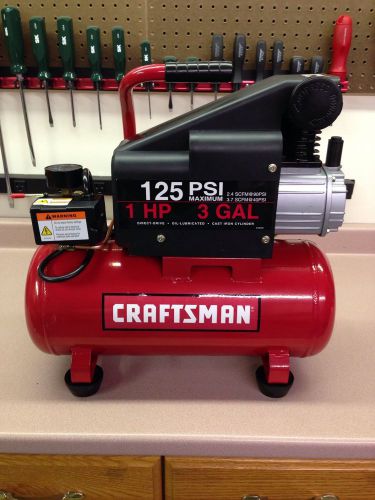 Craftsman 1hp 3 gallon air compressor for sale