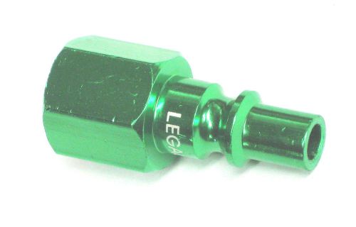 Legacy ColorConnex Type B, 1/4 NPT Pipe Color Green Plug anodized A71430B-T New
