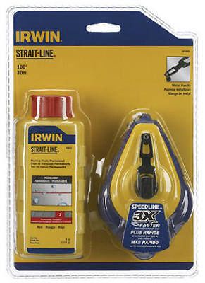 Irwin 100&#039; 4OZ Red Chalk Standard Reel