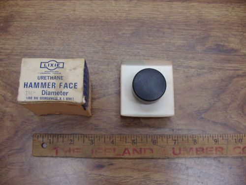 Black Replacement Face For Lixie Hammers,NOS,1-1/2&#034; Diameter W/Original Box