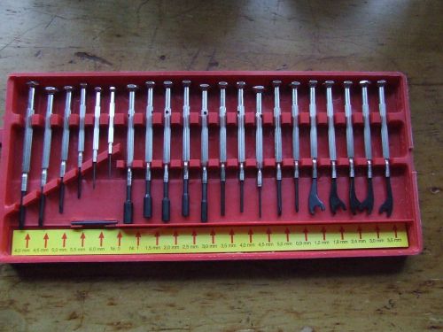 Lidl 21 piece Precision Tool Set - blades of hardened carbon steel