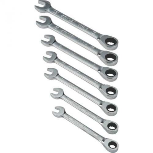 7 Pc Ratcheting Wrench Set 94-543W Stanley Nutsetters and Sockets 94-543W