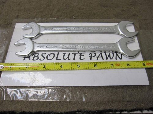 HAZET GERMAN MADE BRAND NEW 2 PC 11/16&#034; x 5/8&#034; OPEN END WRENCHES BRAND NEW