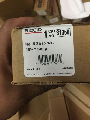 Ridgid 31360 No. 5 Strap Wrench 29 1/4&#034; Strap.