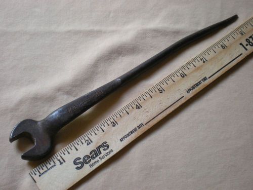 Vintage/Antique Billings 9/16 Structural Wrench 901B with Offset Head - Rare