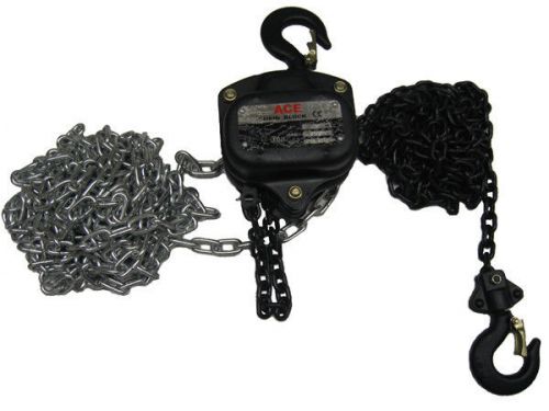 2 Ton 3 Metre Chain Block - 2000KG / Lift / Manual / Hand / Hoist / Tackle